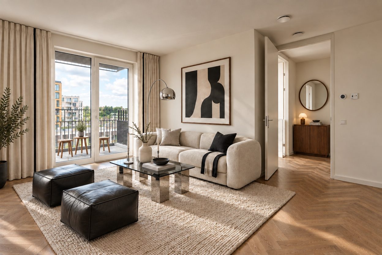 Na - AI-gestyled appartement 2, project Willow MIX Amsterdam