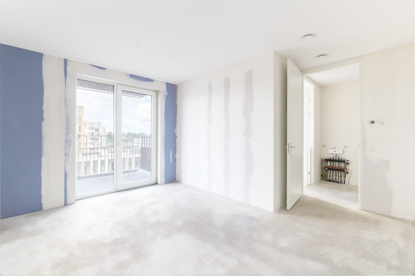 Voor - casco appartement 2, project Willow MIX Amsterdam